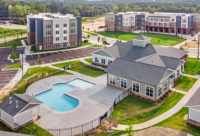 Ariel View of Clubhouse Ariel View of Clubhouse