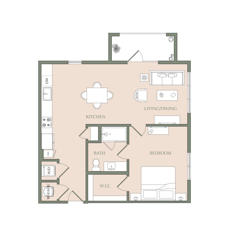 Shappire 1 Bedroom Knightdale